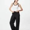 Myk ribbet tank-top for kvinner | Ringer