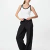 Myk ribbet tank-top for kvinner | Ringer