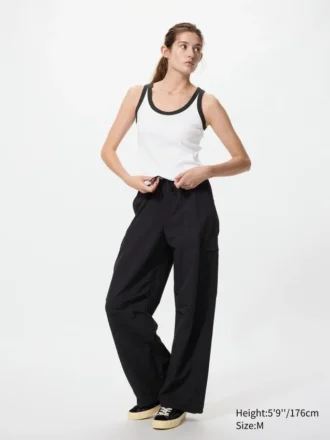 Myk ribbet tank-top for kvinner | Ringer
