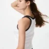 Myk ribbet tank-top for kvinner | Ringer