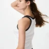 Myk ribbet tank-top for kvinner | Ringer