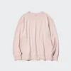 Myk strikket fleece-T-skjorte for kvinner | Langermede trøyer