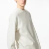 Myk strikket fleece-T-skjorte for menn