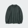 Myk strikket fleece-T-skjorte for menn