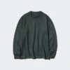 Myk strikket fleece-T-skjorte for menn