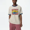 Ny Pop Art UT grafisk T-skjorte for menn | Basquiat