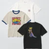 Ny Pop Art UT grafisk T-skjorte for menn | Basquiat