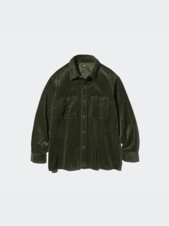 Overshirts i kordfløyel for menn