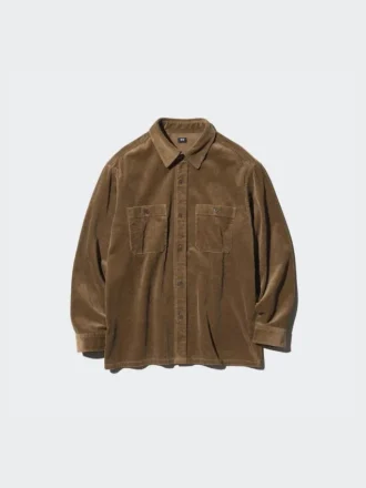 Overshirts i kordfløyel for menn