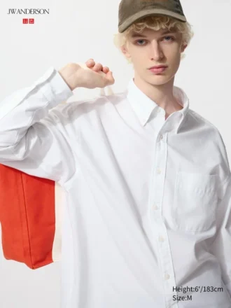 Oversized Oxford-skjorter for menn