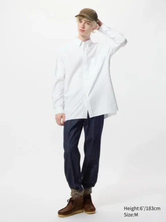 Oversized Oxford-skjorter for menn