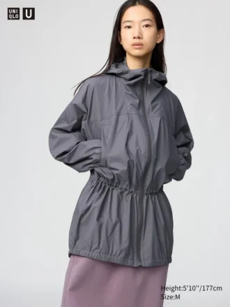Oversized parkaser med UV-beskyttelse for kvinner