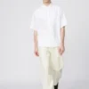 Oversized skjorte i Premium Linen for menn | Kort erme