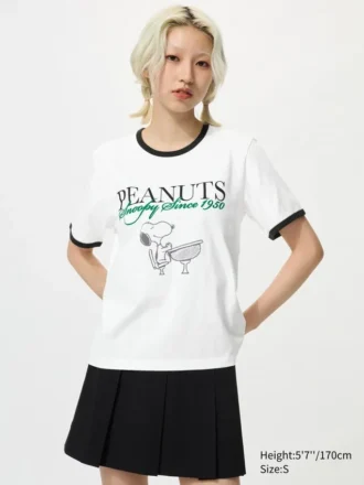 Peanuts UT grafisk T-skjorte for kvinner