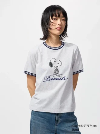 Peanuts UT grafisk T-skjorte for kvinner