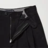 Plisserte vidbukser for kvinner | Denim