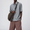 Plisserte, vide shorts for menn | 12,5″