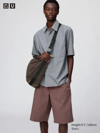 Plisserte, vide shorts for menn | 12,5″