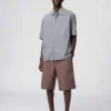 Plisserte, vide shorts for menn | 12,5″