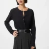 Pointelle-cardigan for damer