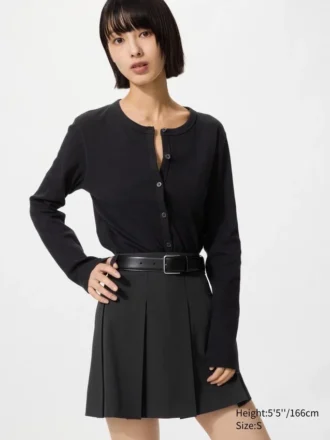 Pointelle-cardigan for damer