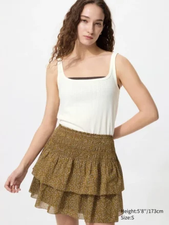 Pointelle-tanktop for kvinner