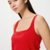 Pointelle-tanktop for kvinner