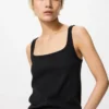 Pointelle-tanktop for kvinner
