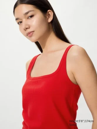 Pointelle-tanktop for kvinner