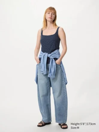 Pointelle-tanktop for kvinner | Trykk