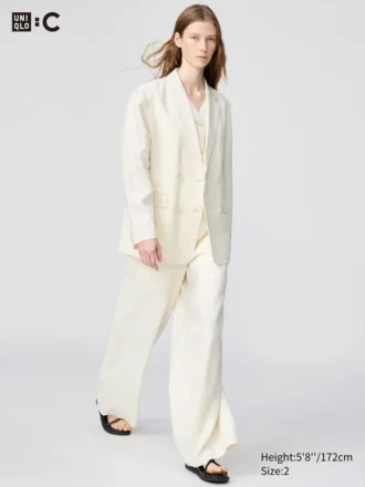 Premium Linen bukser for kvinner