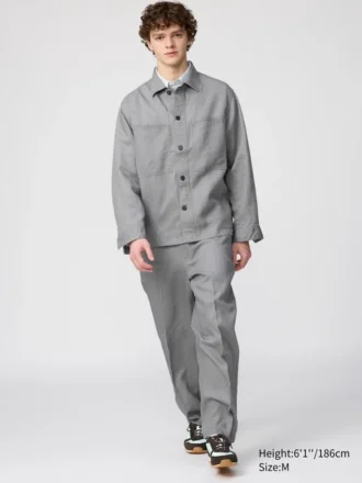 Premium Linen jakke for menn