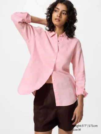 Premium Linen-skjorte for kvinner