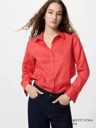 Premium Linen-skjorte for kvinner