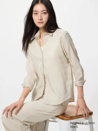 Premium Linen-skjorte for kvinner