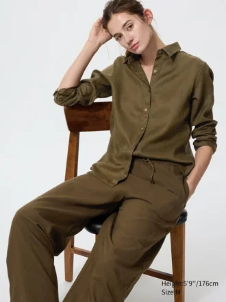 Premium Linen-skjorte for kvinner