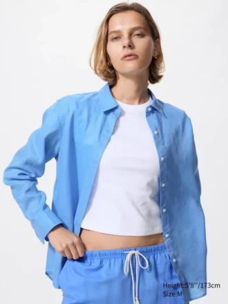 Premium Linen-skjorte for kvinner
