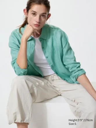 Premium Linen-skjorte for kvinner