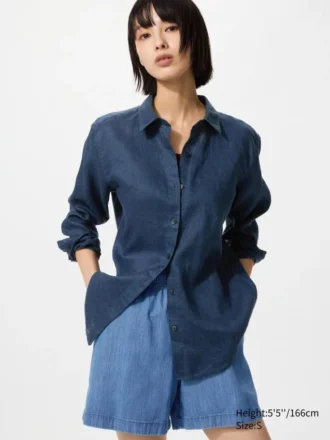 Premium Linen-skjorte for kvinner