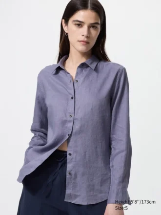 Premium Linen-skjorte for kvinner