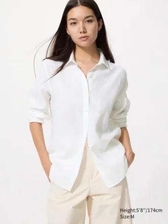Premium Linen-skjorte for kvinner