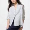 Premium Linen-skjorte for kvinner | Stripet