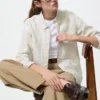 Premium Linen-skjorte for kvinner | Stripet