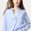 Premium Linen-skjorte for kvinner | Stripet