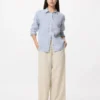 Premium Linen-skjorte for kvinner | Stripet