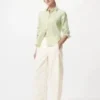 Premium Linen-skjorte for kvinner | Stripet