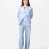 Premium Linen-skjorte for kvinner | Stripet