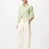 Premium Linen-skjorte for kvinner | Stripet