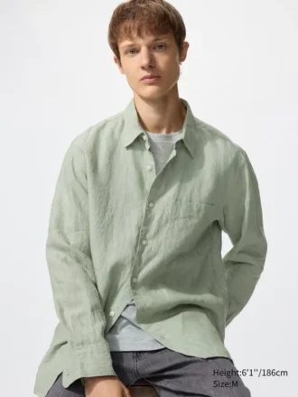 Premium Linen skjorte for menn