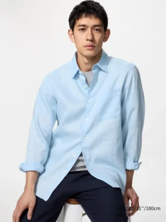 Premium Linen skjorte for menn